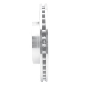 Cadillac ATS Brake Rotor (1) - Front Right - R1 Concepts - Drilled & Slotted - Silver - `13-`25